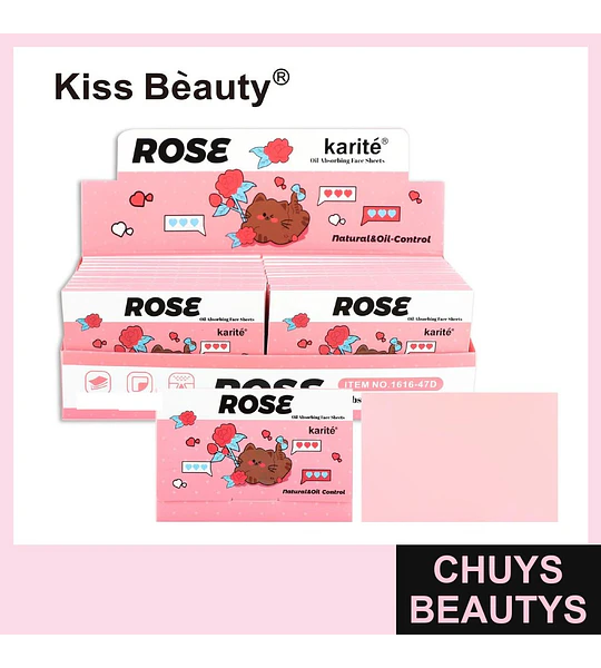 Papel absorbente de aceite Chuys Beautys