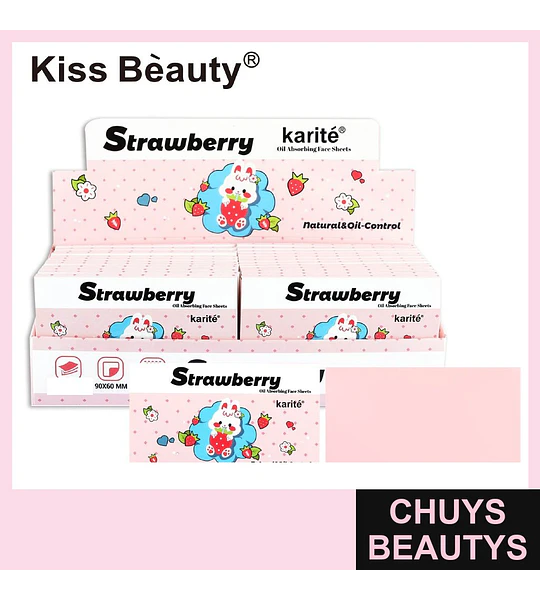 Papel absorbente de aceite Chuys Beautys
