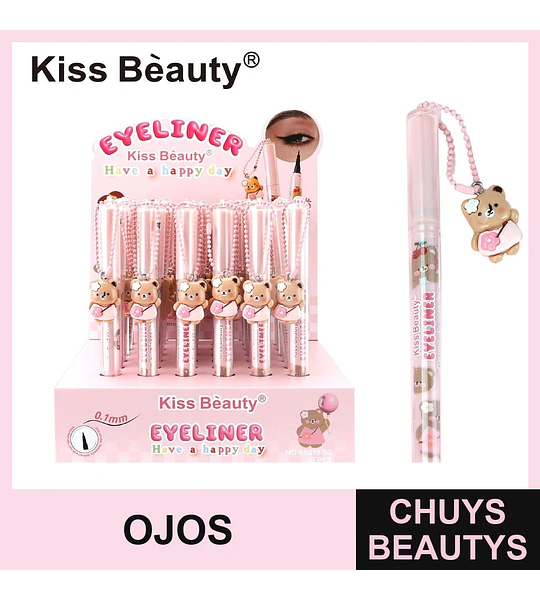 Delineador de ojos con llavero 24 Hr - Chuys Beautys