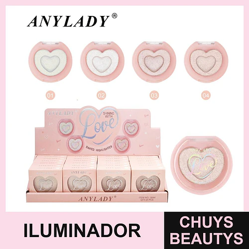 Iluminador 4 tonos para un glow natural - Chuys Beautys - COSMIVA | Chuys Beautys