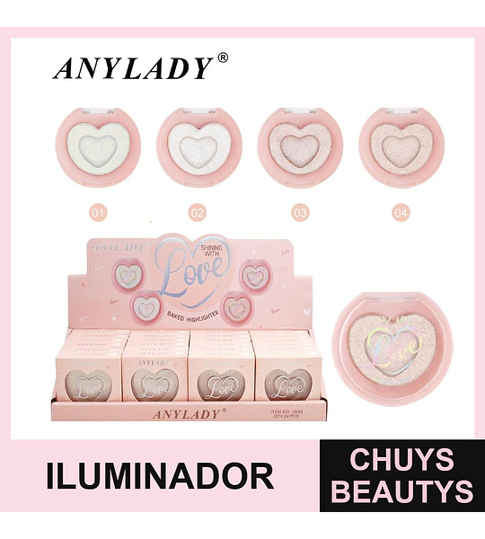 Iluminador 4 tonos para un glow natural - Chuys Beautys