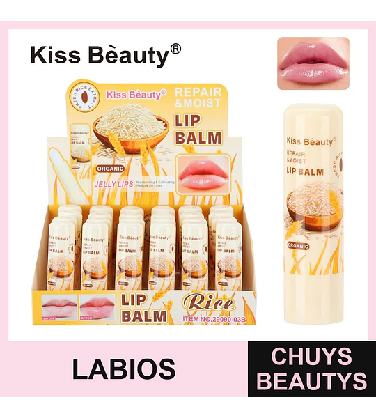 Bálsamo labial de arroz Chuys Beautys