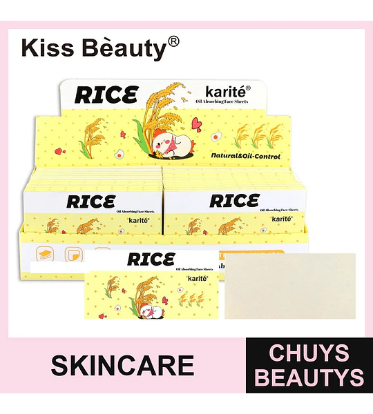 Papel Absorbente de Aceite Facial Chuys Beautys