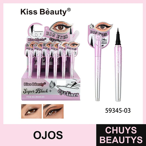 Delineador Plumón Chuys Beautys - Ojos de impacto y duración - COSMIVA | Chuys Beautys