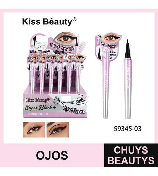 Delineador Plumón Chuys Beautys - Ojos de impacto y duración