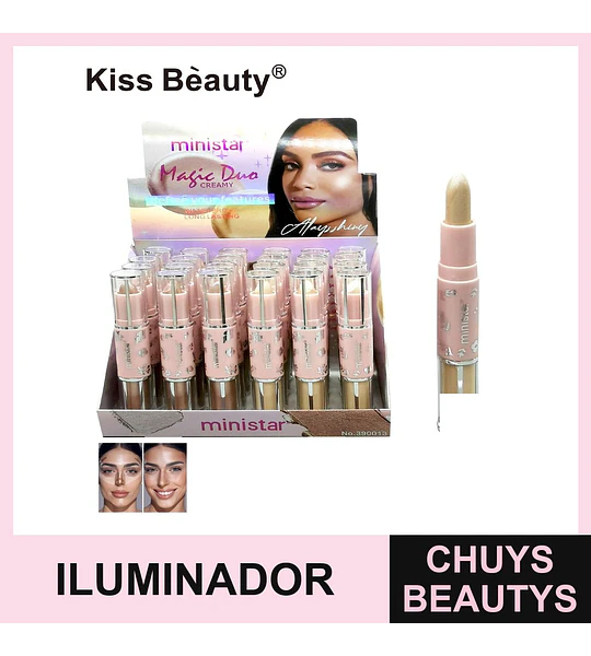 Iluminador Doble Liquido y en Barra - Chuys Beautys