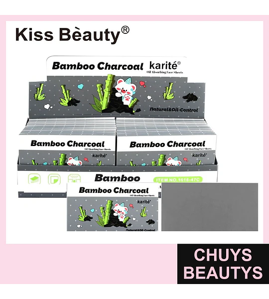 Papel absorbente de aceite Chuys Beautys - Matificante