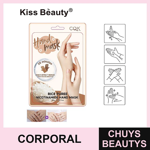 Mascarilla de manos de arroz Chuys Beautys - COSMIVA | Chuys Beautys