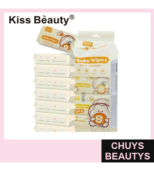 Toallitas Húmedas Bebé 64 Unidades Chuys Beautys