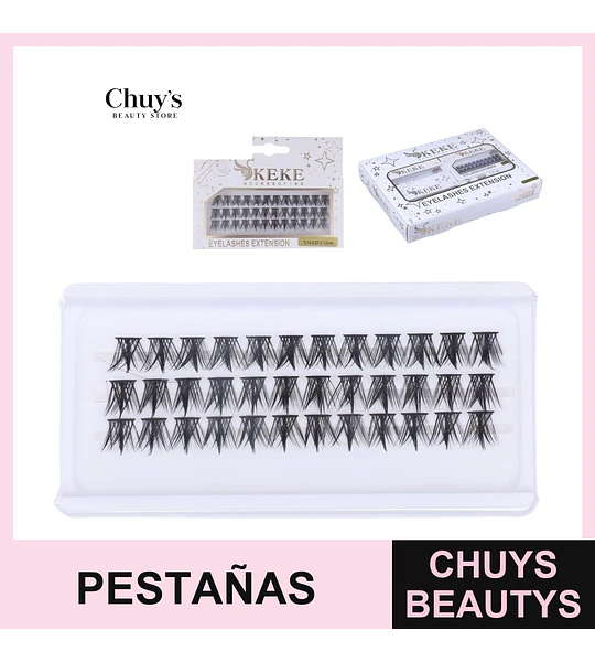 Pestañas por Punto 12mm 60pcs
