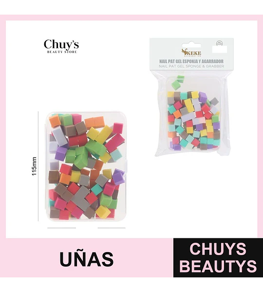 Esponja para hacer diseños en uñas