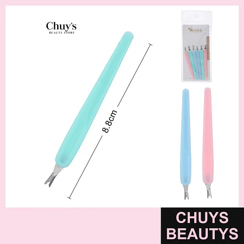Cortacutícula Paleta 8,8cm 6Pcs - Chuys Beautys | Chuys Beautys