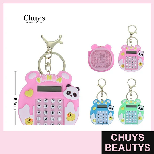 Llavero Calculadora Panda - Chuys Beautys | Chuys Beautys