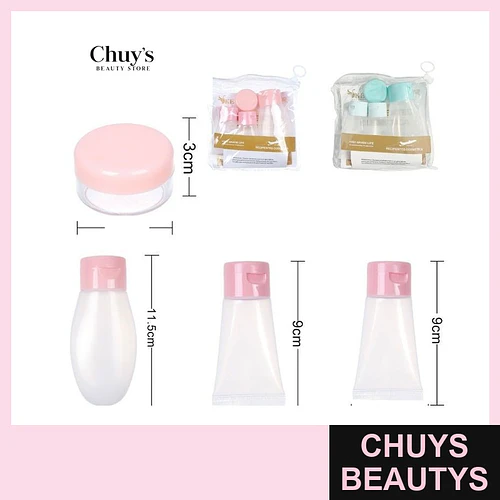 Envases Dispensadores 3 Piezas - Chuys Beautys | Chuys Beautys