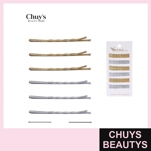 Trabas de peinados dorado/plateado - Chuys Beautys | Chuys Beautys