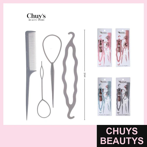 Set para hacer peinados - Chuys Beautys | Chuys Beautys