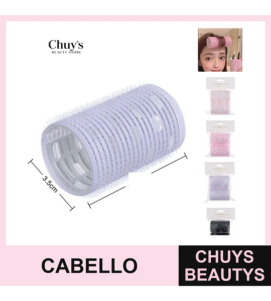 Rollo rizador de cabello 2 piezas