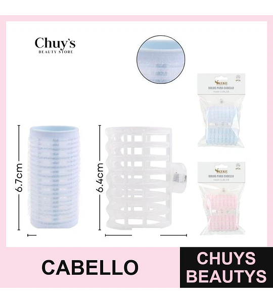 Tubos Manuales para Rizos de Cabello