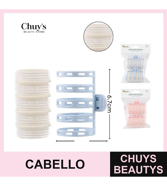Tubos Manuales para Rizos de Cabello