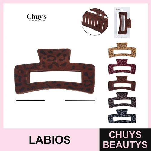 Clip de cabello estampado leopardo - Chuys Beautys | Chuys Beautys