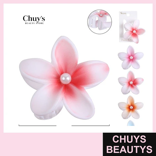 Ganchetas Hawaianas Flor - Chuys Beautys | Chuys Beautys