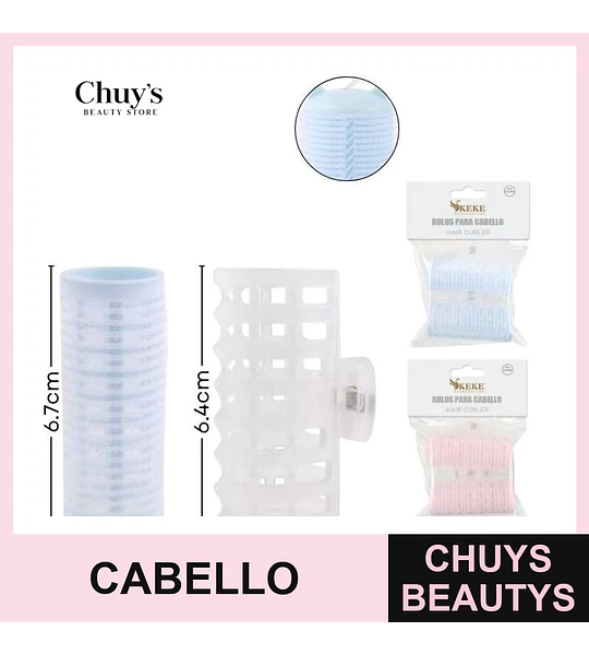 Rizador de Cabello Manual 64*38mm 2pcs