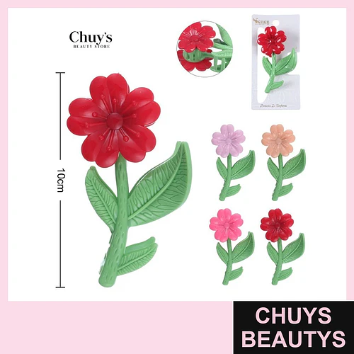 Ganchetas de Flor - Chuys Beautys | Chuys Beautys