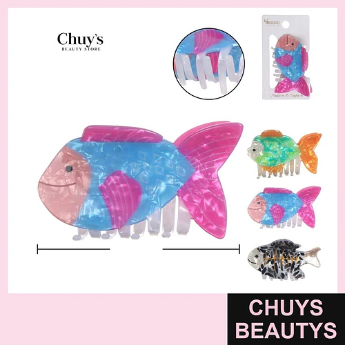 Ganchetas Pez Coloridas - Chuys Beautys | Chuys Beautys