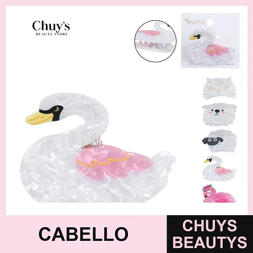 Pinza de Cabello Cisne 7.5cm - Chuys Beautys | Chuys Beautys