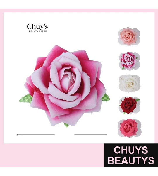 Pinche de Flor Rosa