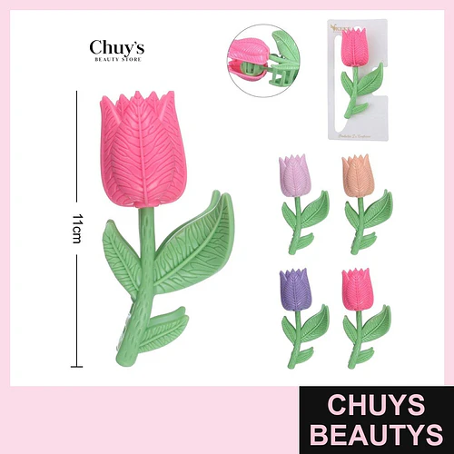 Ganchetas Tulipan - Chuys Beautys | Chuys Beautys
