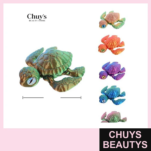 Tortuga Articulada 3D 8,5cm - Chuys Beautys | Chuys Beautys