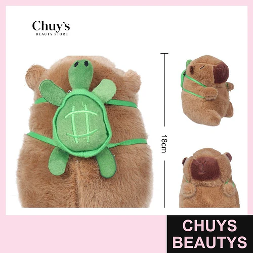 Peluche Capibara 18cm - Chuys Beautys | Chuys Beautys