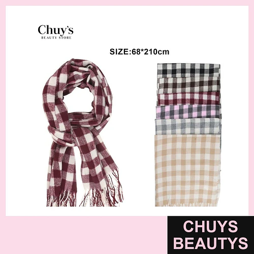 Bufandas estampadas de cuadros - Chuys Beautys | Chuys Beautys