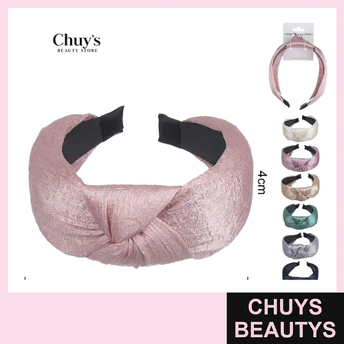 Cintillo de Seda Rosa - Chuys Beautys | Chuys Beautys