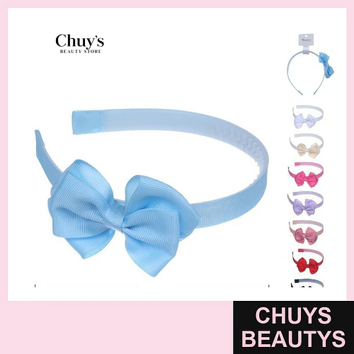 Cintillo con Lazo Azul - Chuys Beautys | Chuys Beautys