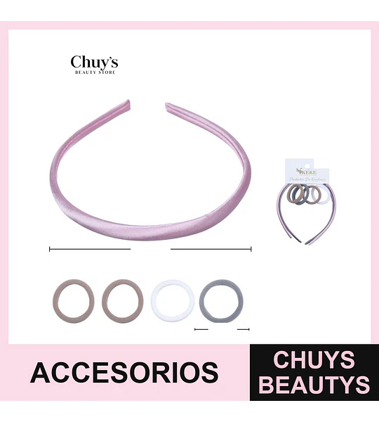 Set de Accesorios Cintillos y Colet