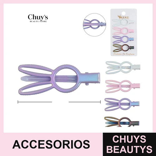 Pinche de Pinza Unicolor - Chuys Beautys | Chuys Beautys