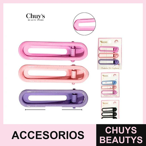 Pinche de pinza unicolor - Chuys Beautys | Chuys Beautys