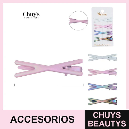 Pinche de Pinza Unicolor - Chuys Beautys | Chuys Beautys