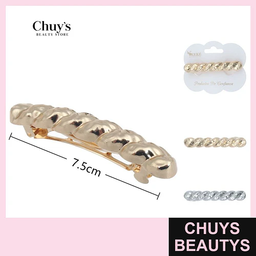 Trabas con Diseños Doradas - Chuys Beautys | Chuys Beautys