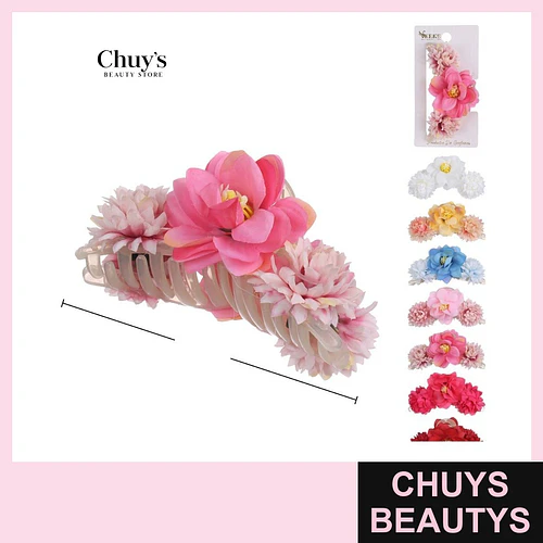 Ganchetas de Flor - Chuys Beautys | Chuys Beautys