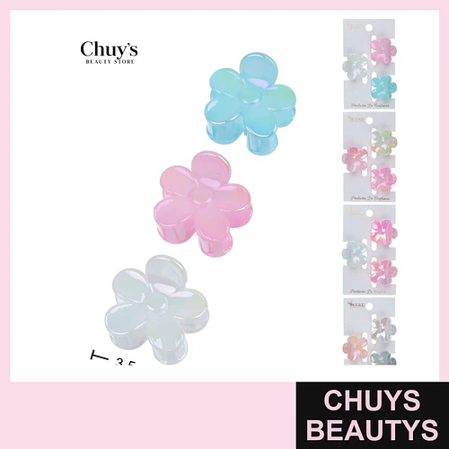Set 3 Mini Ganchetas - Chuys Beautys | Chuys Beautys