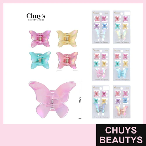 Gancheras Hawaianas Mariposa - Chuys Beautys | Chuys Beautys