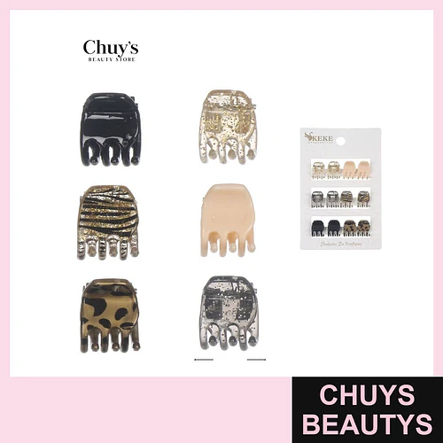 Mini Pinches 12 Pcs 1.5cm - Chuys Beautys | Chuys Beautys