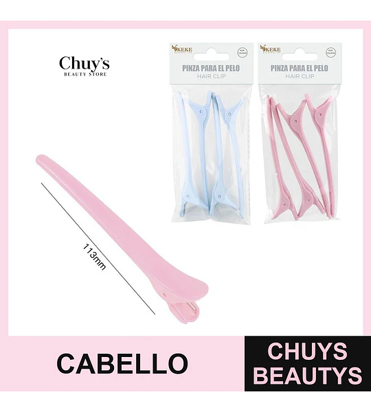 Pinzas para el cabello