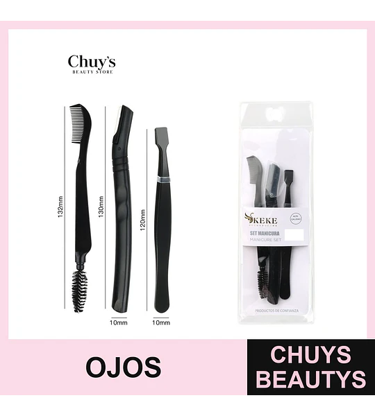 Set para Cejas 3Pcs