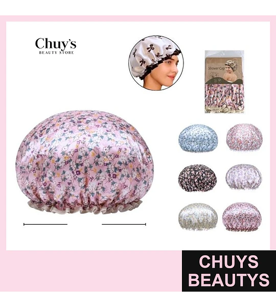 Gorro de Seda Floral