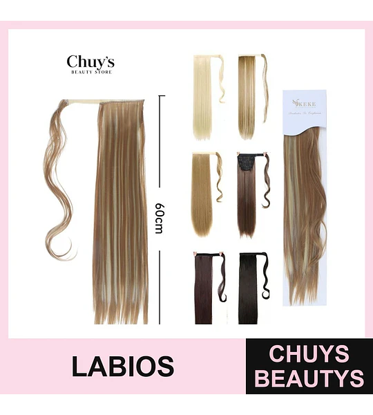 Extensiones de cabello clip 60 cm