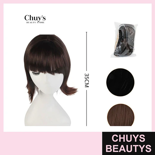 Peluca Corta Sintética - Chuys Beautys | Chuys Beautys